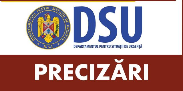 departamentul pentru situatii de urgenta