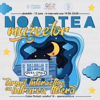 Noaptea Muzeelor 2021 la Opera Comică pentru Copii