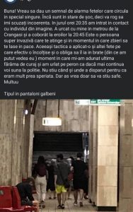 individ ataca femei in metrou