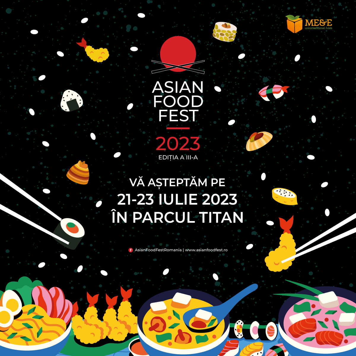 ASIAN FOOD FEST Festivalul bucătăriilor asiatice, weekendul acesta, în