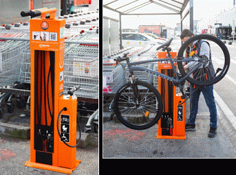 Ceetrus investește în stații gratuite de reparații pentru biciclete în 12 orașe, în centrele comerciale Auchan și Aushopping