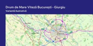 Contractul pentru studiul de fezabilitate al Drumului de mare viteză București-Giurgiu, semnat; vor fi realizate 4 – 5 variante de traseu