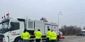 Garda de Mediu a testat noul scaner mobil cu raze X. A verificat camioane de marfă, inclusiv pentru radiații