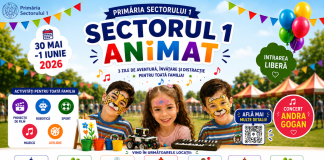 Sectorul 1 devine „orașul copiilor” de 1 Iunie: trei zile de spectacole, sport și activități gratuite în șapte locații