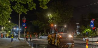 Primăria Capitalei începe un amplu program de asfaltare pe timp de noapte, pe mai multe artere importante