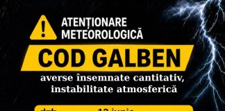 București și Ilfov, sub Cod Galben de vreme severă: ploi torențiale, vânt puternic și grindină