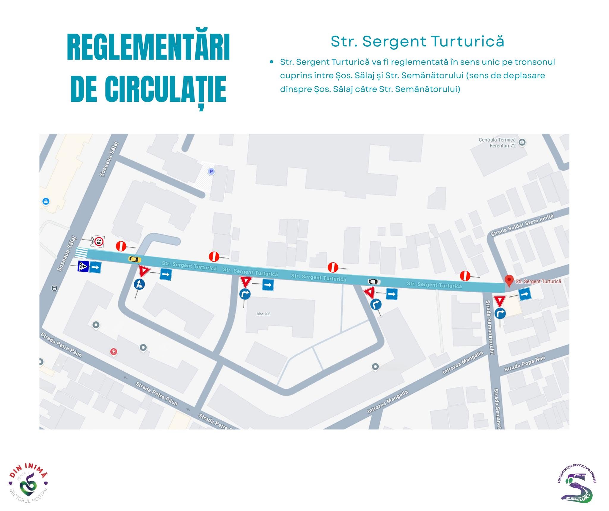 Strada Sergent Turturică din Sectorul 5 devine cu sens unic pe un nou tronson, începând cu 18 iunie 1 720919843 122261041796248535 2694602089093216814 n
