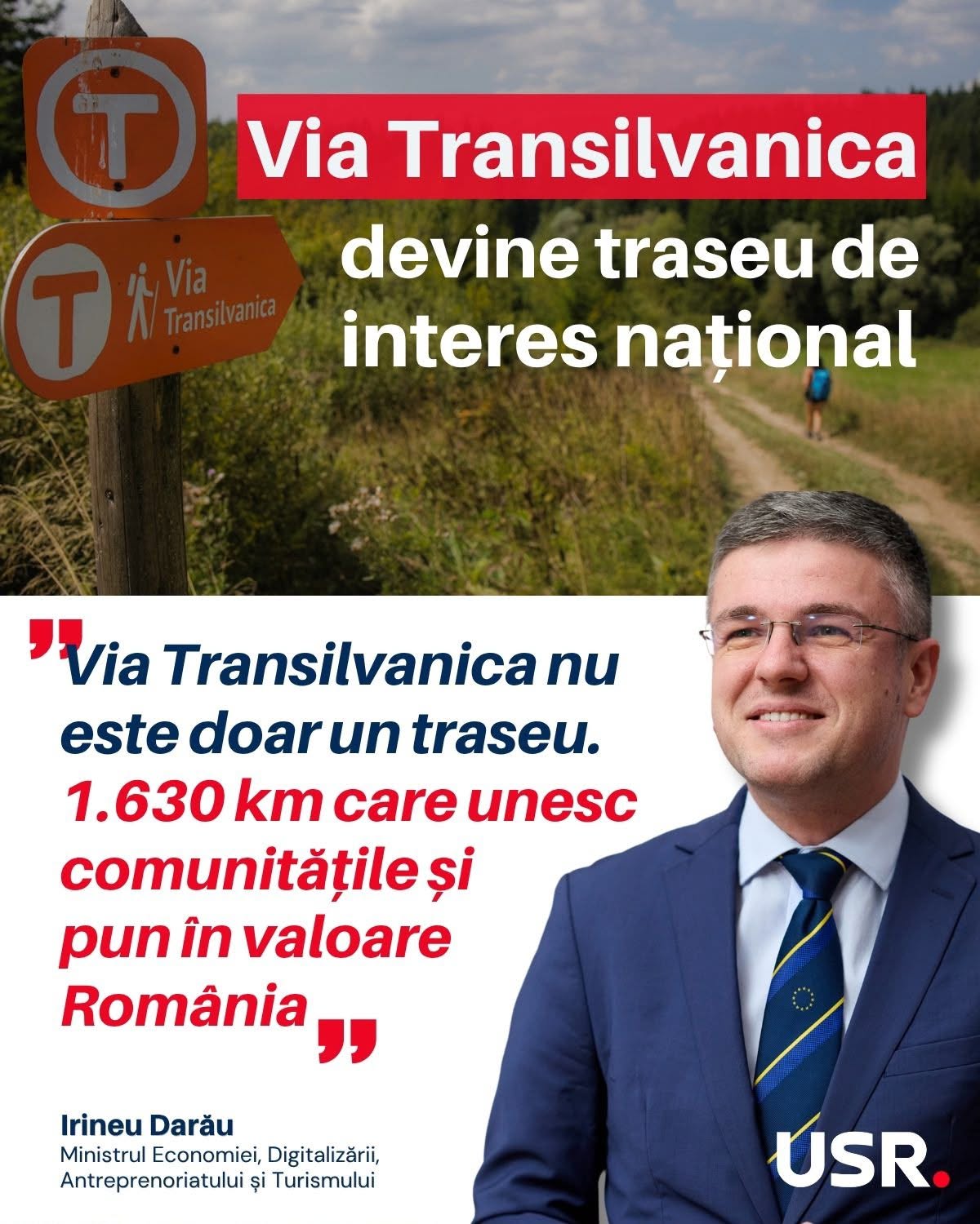 Via Transilvanica devine oficial traseu pedestru de interes naţional 1 721842675 1640852454707658 4605024427646154549 n
