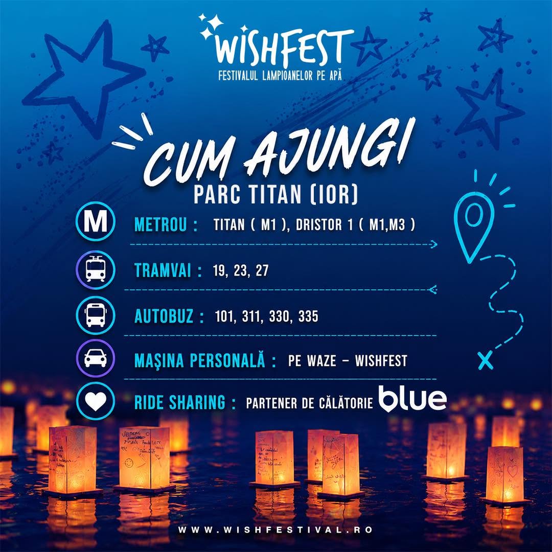 WishFest: Cel mai spectaculos festival al dorințelor revine la București / Mii de lampioane vor lumina Lacul Titan pe 20 și 21 iunie 4 Wishfest Cum ajungi 1