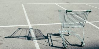 gray shopping cart