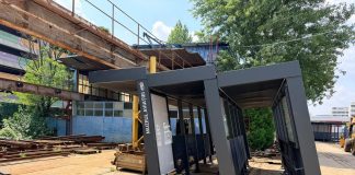 Noi adăposturi vor fi montate în stațiile liniei 5 de tramvai. Lucrările se desfășoară pe timpul nopții