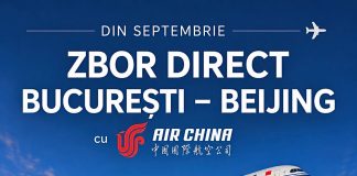 CNAB: Aeroportul Otopeni reia zborurile directe către Beijing din 4 septembrie