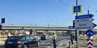 Poliția Locală Sector 6 dirijează zilnic traficul în intersecțiile aglomerate pentru a reduce efectele lucrărilor din zonă
