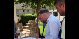 VIDEO/ Au început lucrările de modernizare în cartierul Pantelimon. Zona din jurul Liceului „Lucian Blaga” va fi complet reamenajată