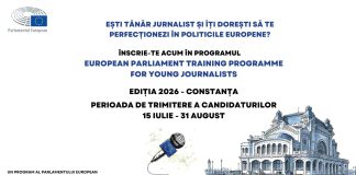 Program de training pentru tinerii jurnaliști din România: 31 august 2026 termen limită pentru depunerea candidaturilor