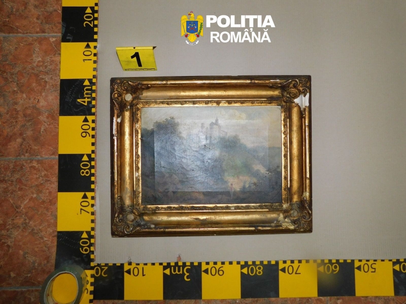 Zece tablouri furate din Italia, în valoare de 90.000 de euro, au fost găsite în România - FOTO 1 big WhatsApp Image 2026 07 06 at 12.03.54 3
