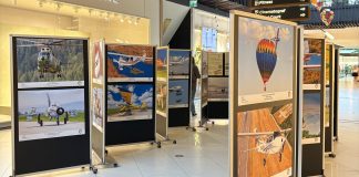 Expoziție de fotografie aviatică la ParkLake Shopping Center București, dedicată Zilei Aviației Române și a Forțelor Aeriene