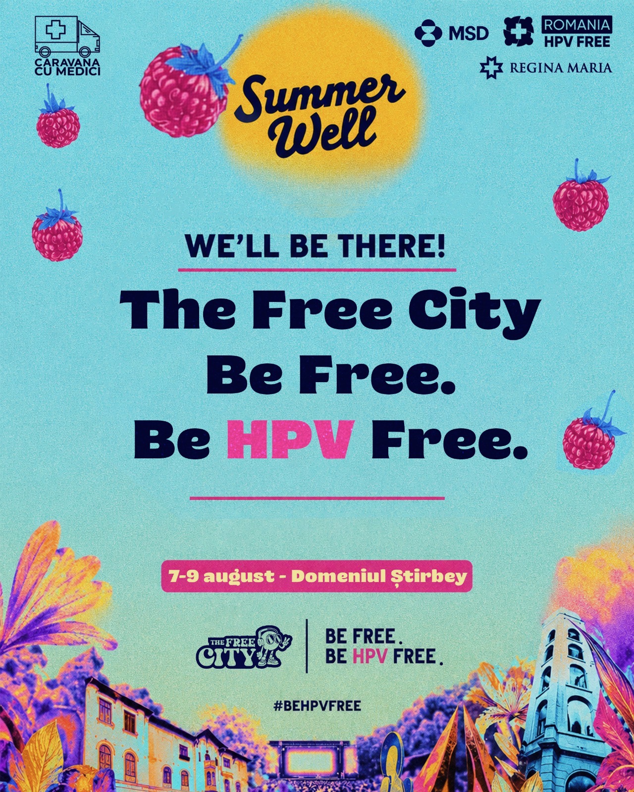 Caravana cu Medici duce prevenția HPV la Summer Well 1 HPV Free SW