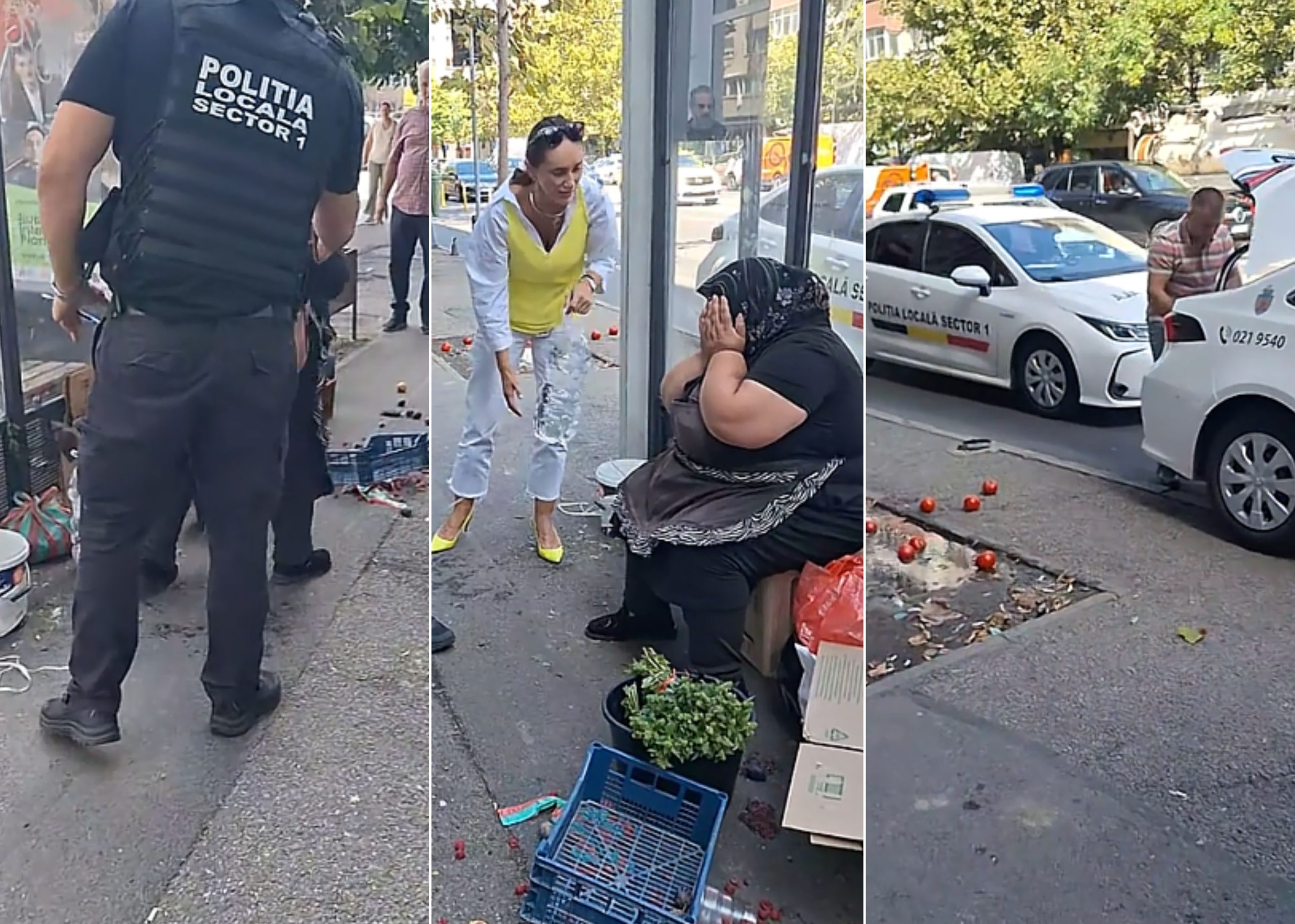 Scandalul femeii care vindea legume în Sectorul 1: Primarul cere anchetă disciplinară pentru polițistul local