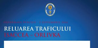 Punctul de trecere a frontierei Isaccea – Orlivka a redevinit funcţional