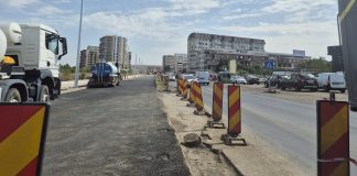 Trafic deviat pe Prelungirea Ghencea. Șoferii circulă pe partea nou construită între Râul Doamnei și Valea Oltului