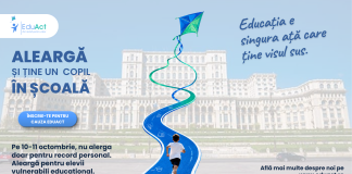 Fără kilometri irosiți: EduAct te cheamă la startul Bucharest Marathon pentru a reduce abandonul școlar în comunități vulnerabile educațional