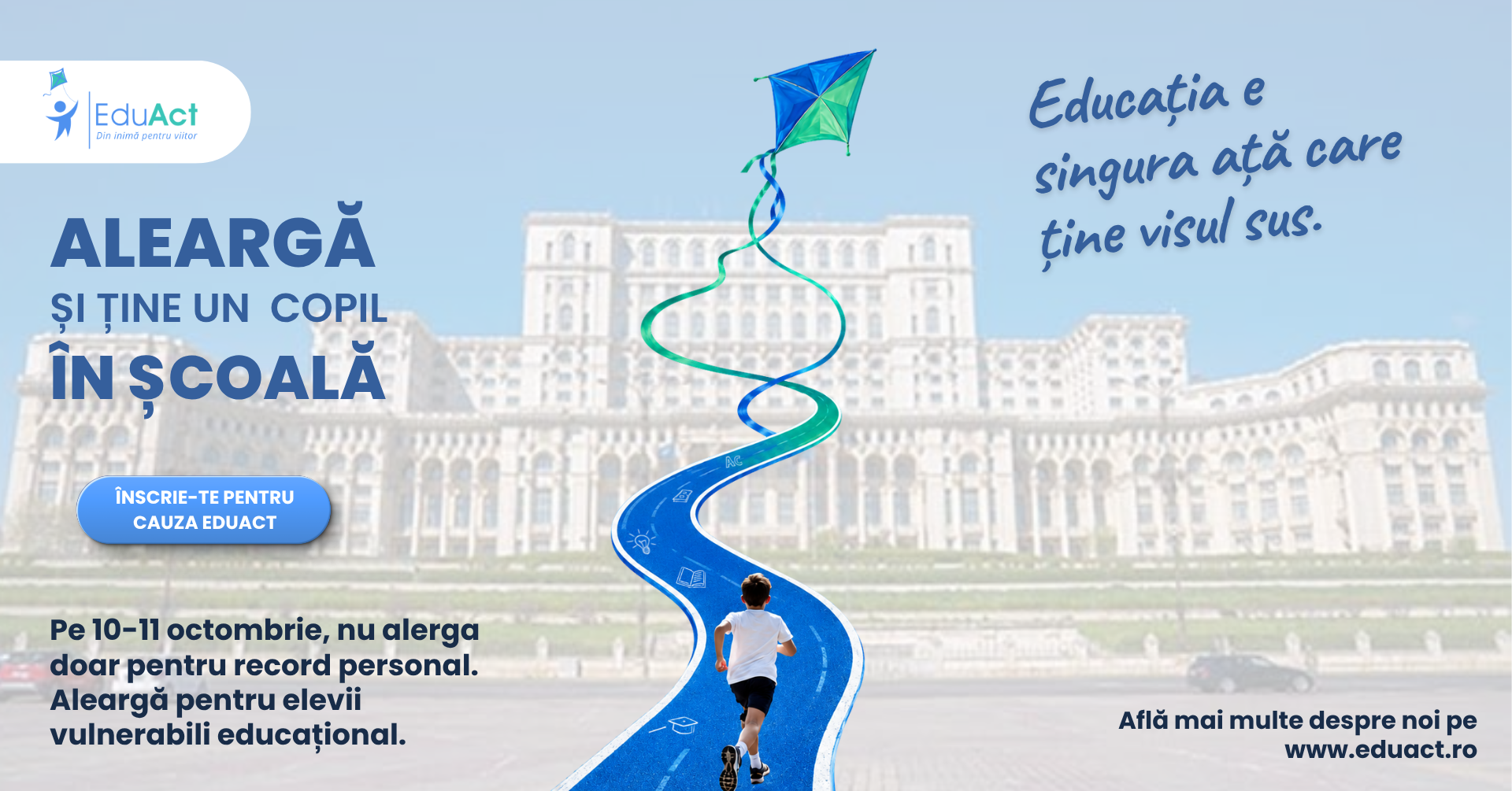 EduAct la Bucharest Marathon