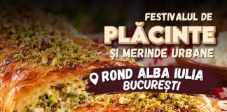 Plăcinta „ca la Dubai”, dar românească: cu fistic și brânză dulce, vândută la metru în București