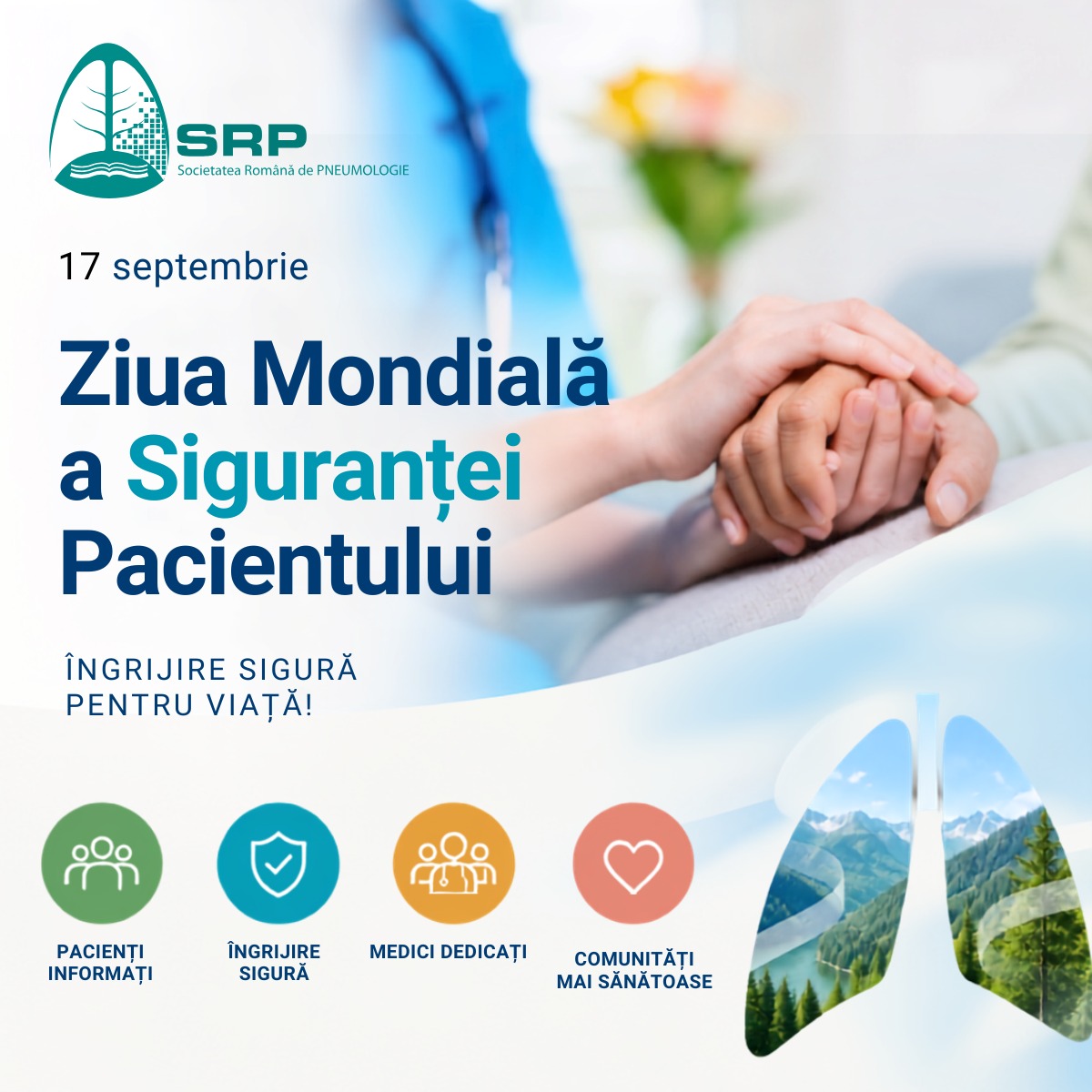 Spirometrii gratuite în farmacii din București, în perioada 28 septembrie - 4 octombrie 1 Ziua Mondiala a Sigurantei Pacientului