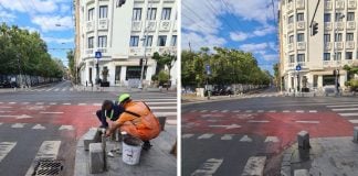 Reparații pe Calea Victoriei, Aviatorilor și în Centrul Vechi. Administrația Străzilor a intervenit în mai multe zone