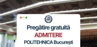 Politehnica București oferă sesiuni de pregătire gratuite la matematică, fizică, informatică