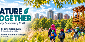 Sute de bucureşteni au descoperit natura în familie, la prima ediţie NATURE TOGETHER, în Parcul Natural Văcăreşti