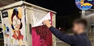 Amenzi de 2.000 de lei în Sectorul 2 pentru afișe lipite ilegal. Poliția Locală a confiscat 280 de materiale publicitare