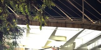 Lucrări nocturne la Pasajul Basarab, deasupra liniilor de tren: ”Este o zonă greu accesibilă, ce presupune oprirea circulației trenurilor”