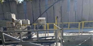 Sectorul 4: Amendă pentru o stație de betoane, după ce comisarii Gărzii de Mediu au descoperit depuneri masive de praf