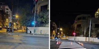 Marcaje rutiere refăcute pe mai multe străzi și bulevarde din București