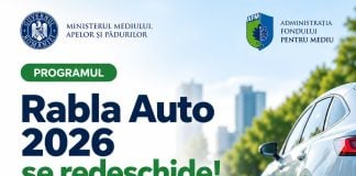 O nouă sesiune de finanțare pentru Programul Rabla persoane fizice începe pe 3 noiembrie